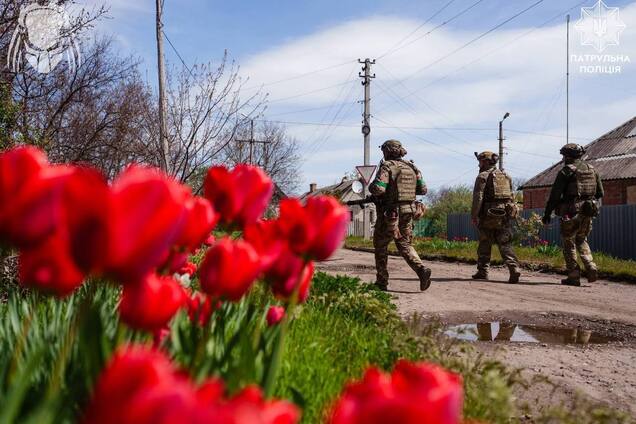 Тюльпаны в оптоволокне и деревья над воронками: красота природы Донецкой области и жестокие последствия войны. Фото