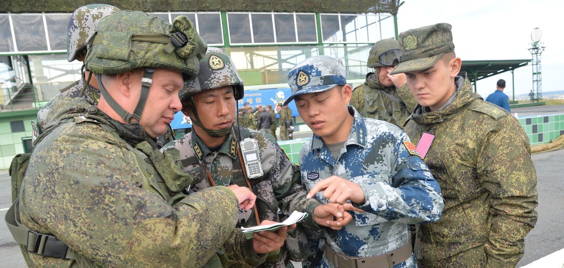 Китайские и российские военные