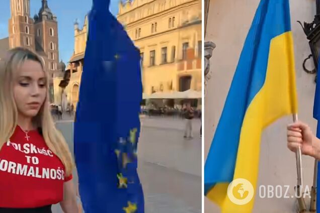 Польська модель пообіцяла прибрати прапори України і ЄС у разі перемоги на виборах мера Кракова: відео викликало шквал емоцій