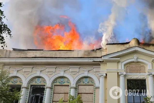 Россия обстреляла художественный музей в Харькове, вспыхнул пожар: все подробности. Фото и видео