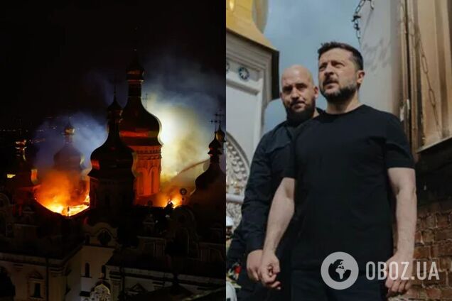 'Вы всё увидите': Зеленский ответил, будет ли Россия наказана за нападение на Киево-Печерскую лавру. Видео