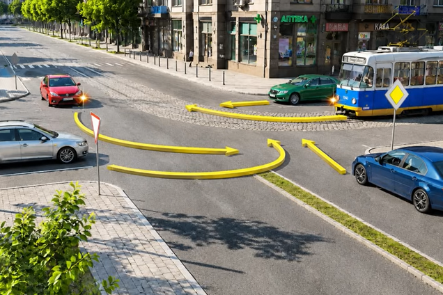 Хто проїде перехрестя передостаннім? Тест із ПДР