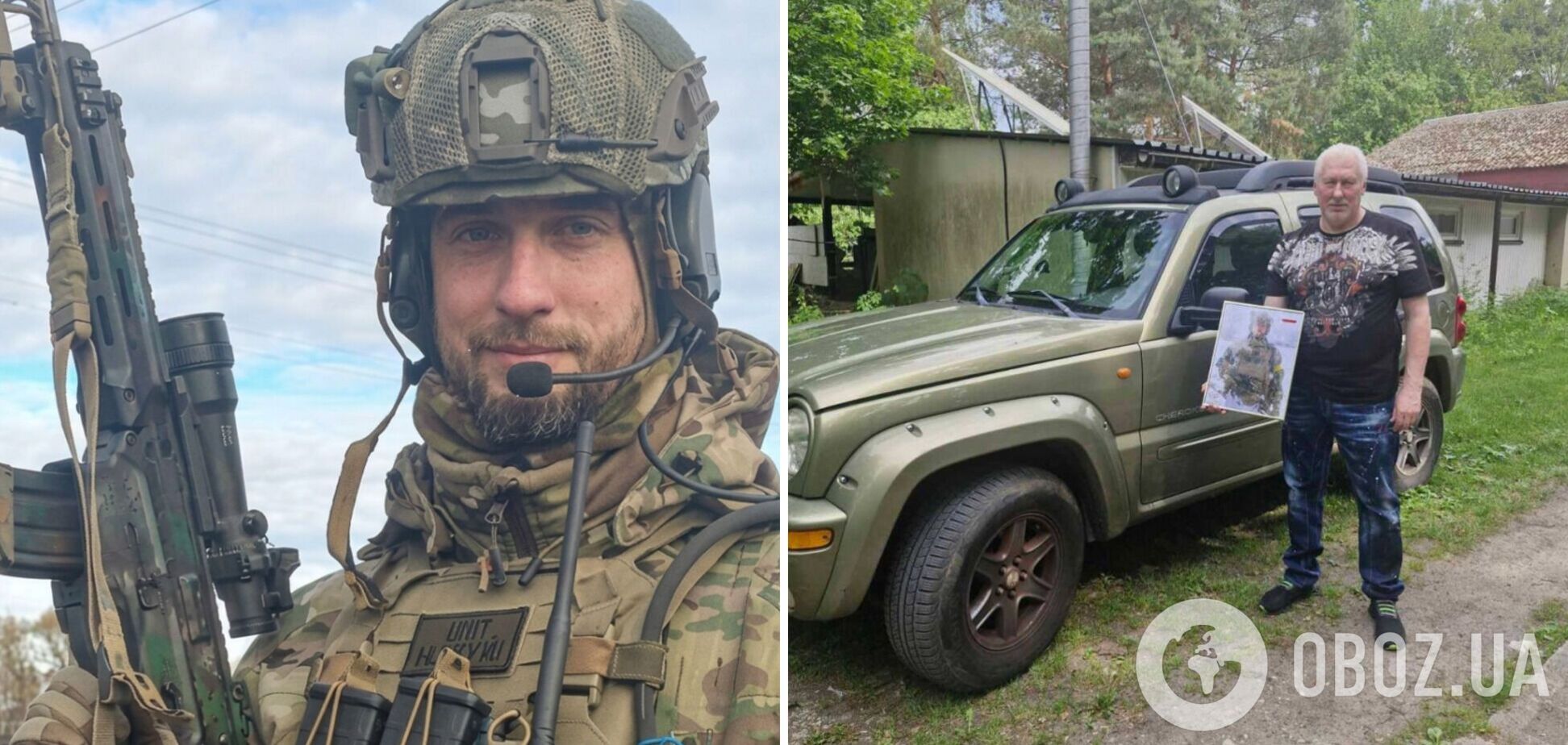 'Вместе мы можем быть сильнее': отец польского добровольца, погибшего за Украину, передал украинским военным автомобиль своего сына
