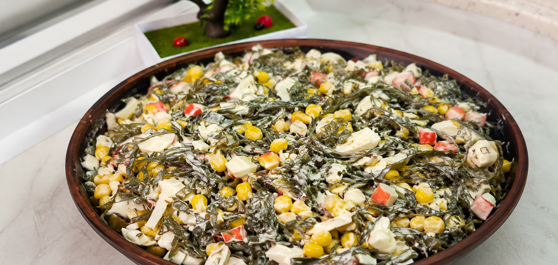 Какой вкусный салат приготовить из морской капусты: заправляется майонезом