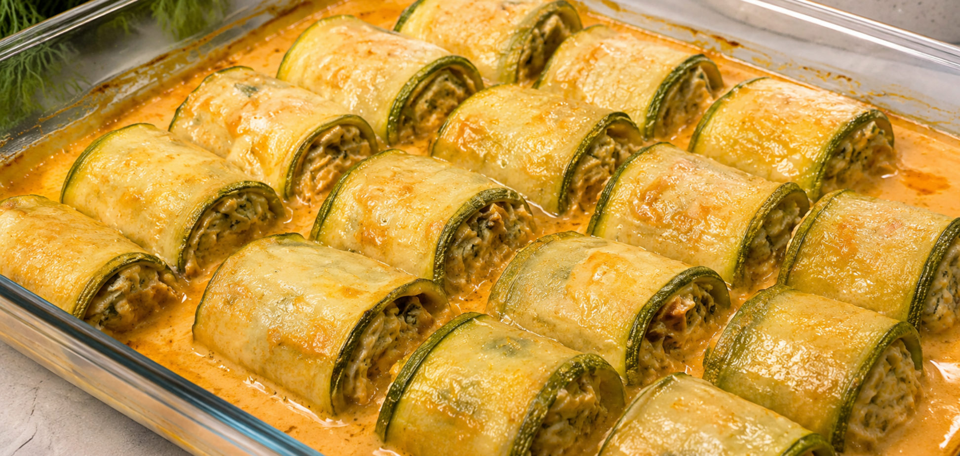 Вкусные кабачковые рулетики с куриным филе: готовятся в духовке