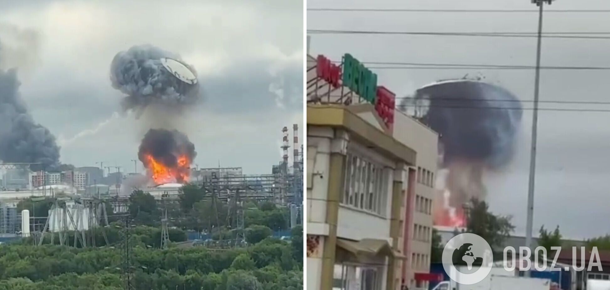 'Москва запускає НЛО?' У мережу потрапили епічні відео вибухів у російській столиці