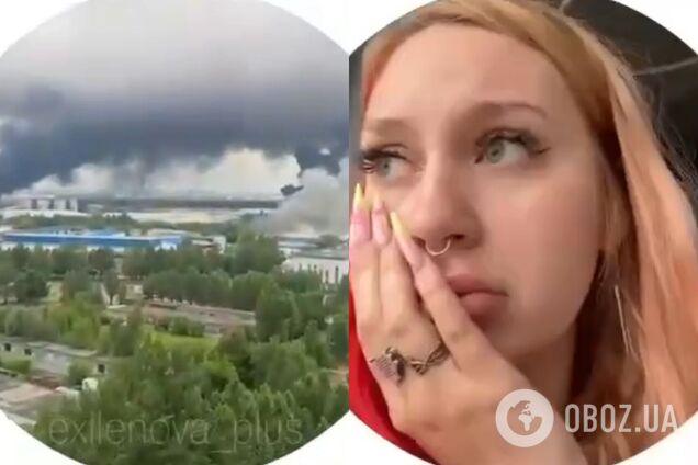 'Коли це закінчиться?' Росіянка влаштувала істерику через атаку на НПЗ у Москві. Відео