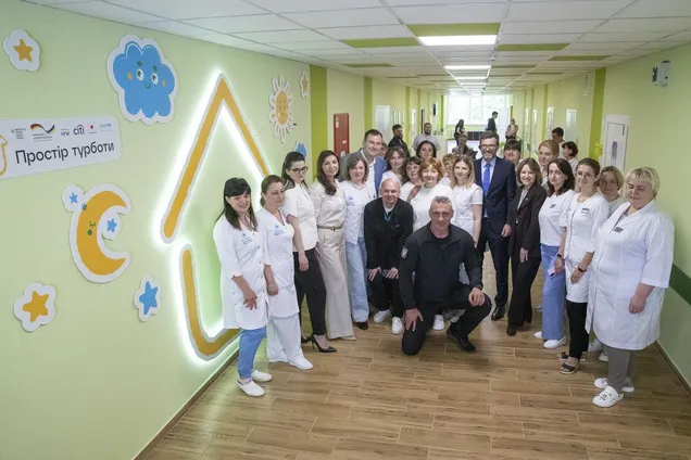 Кличко відкрив оновлену амбулаторію для дітей 'Простір турботи'. Фото