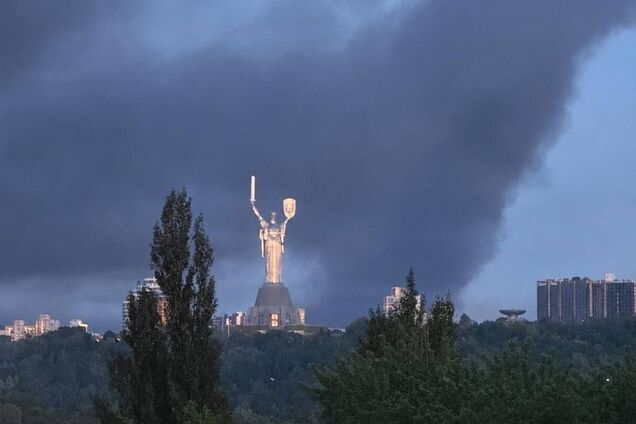 Киев после российской атаки