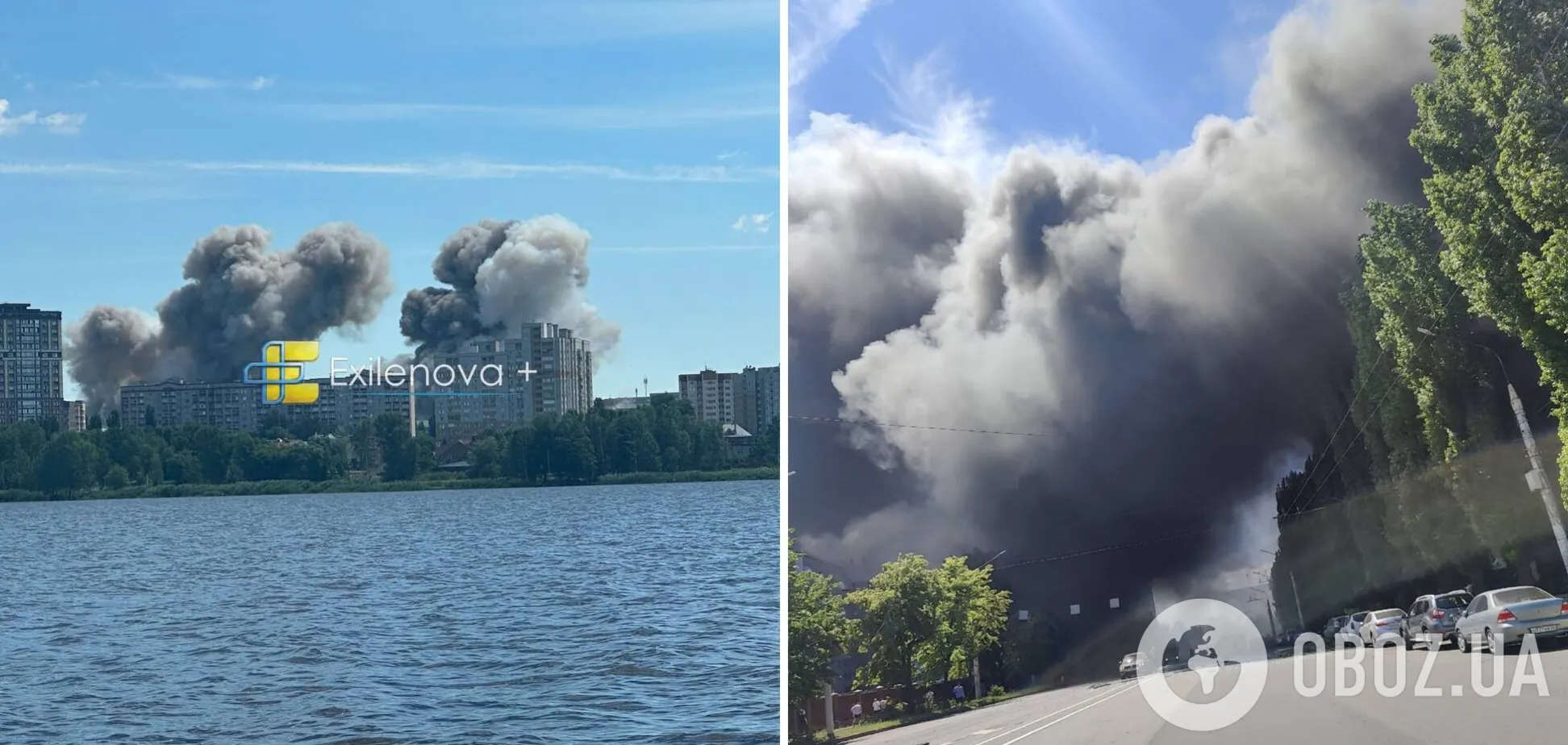 У російському Воронежі атаковано стратегічний завод: після вибухів піднявся дим. Фото і відео