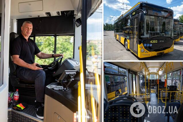 Киев получил первую партию современных автобусов и троллейбусов