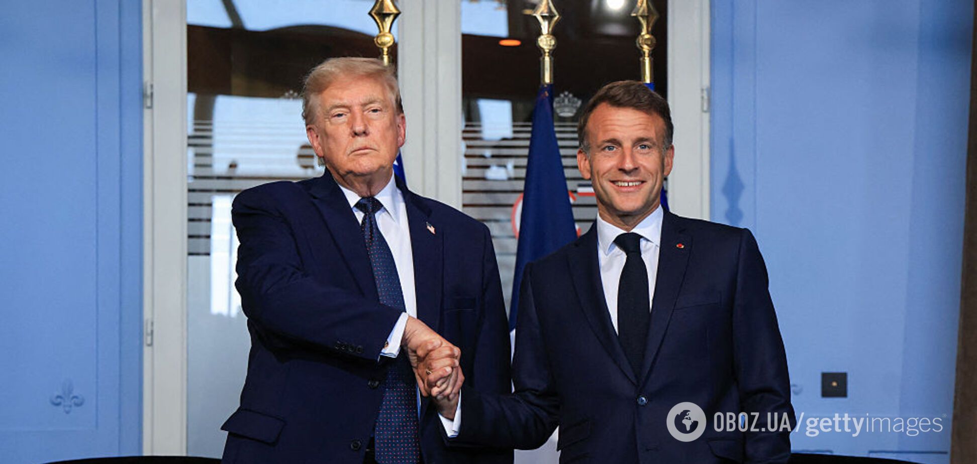 Макрон заявил, что США официально встали на сторону Украины
