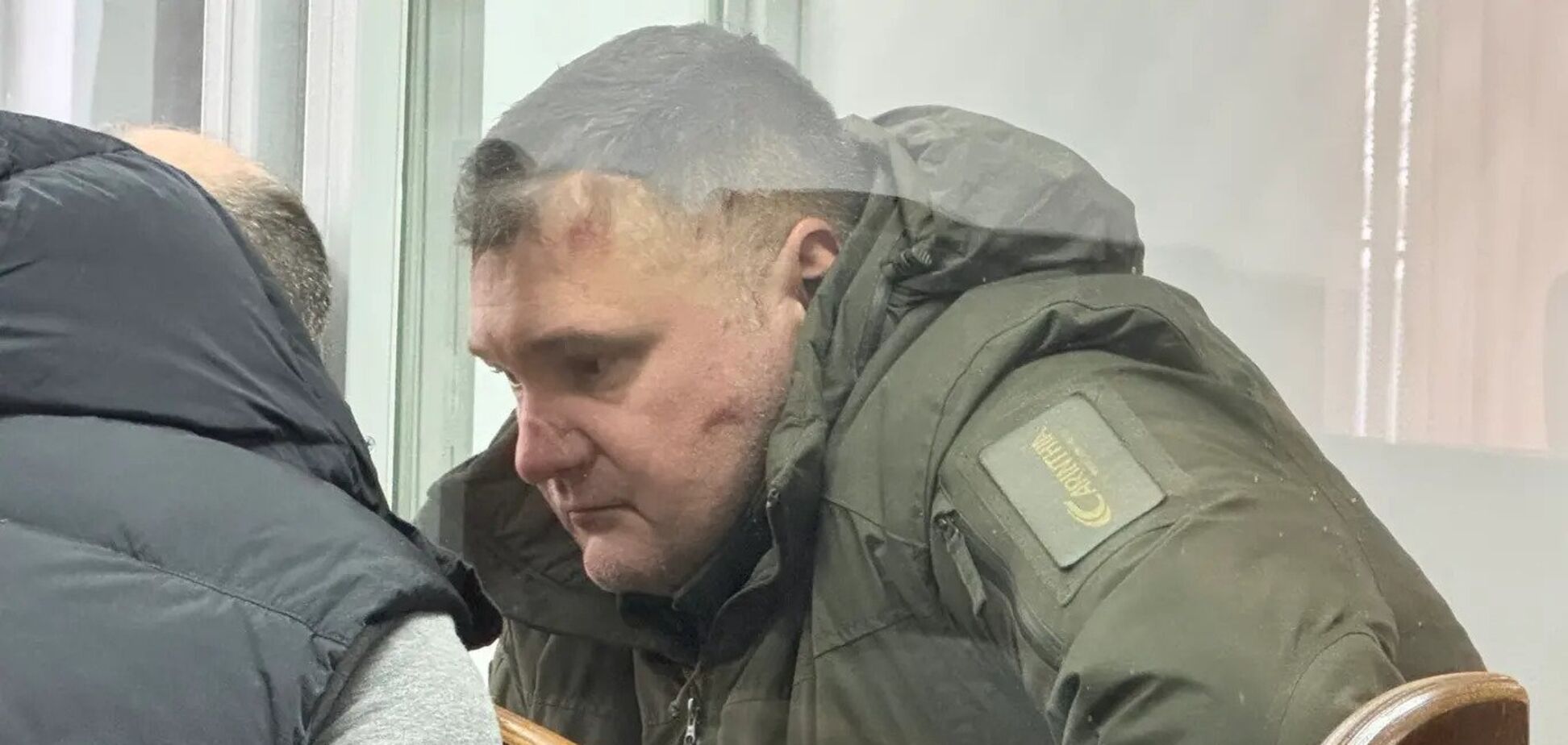 Дмитрий Козюра в суде во время избрания меры пресечения. 2025 год