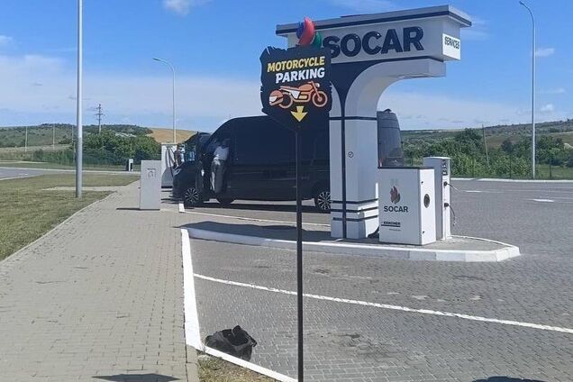На АЗК SOCAR по всій Україні облаштували спеціальні паркомісця для мотоциклів