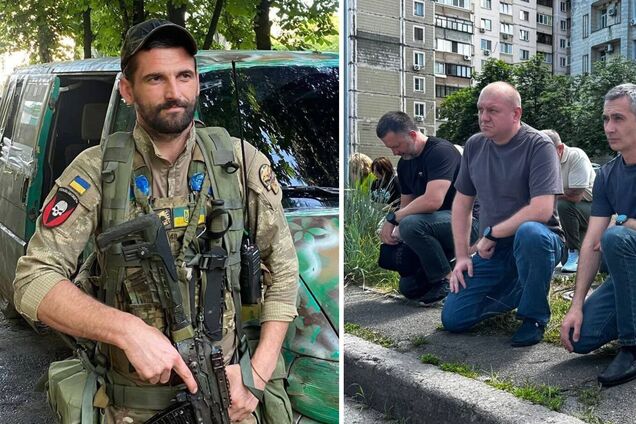 Загинув, рятуючи поранених: у Києві попрощалися з військовим Сергієм Білоусюком. Фото