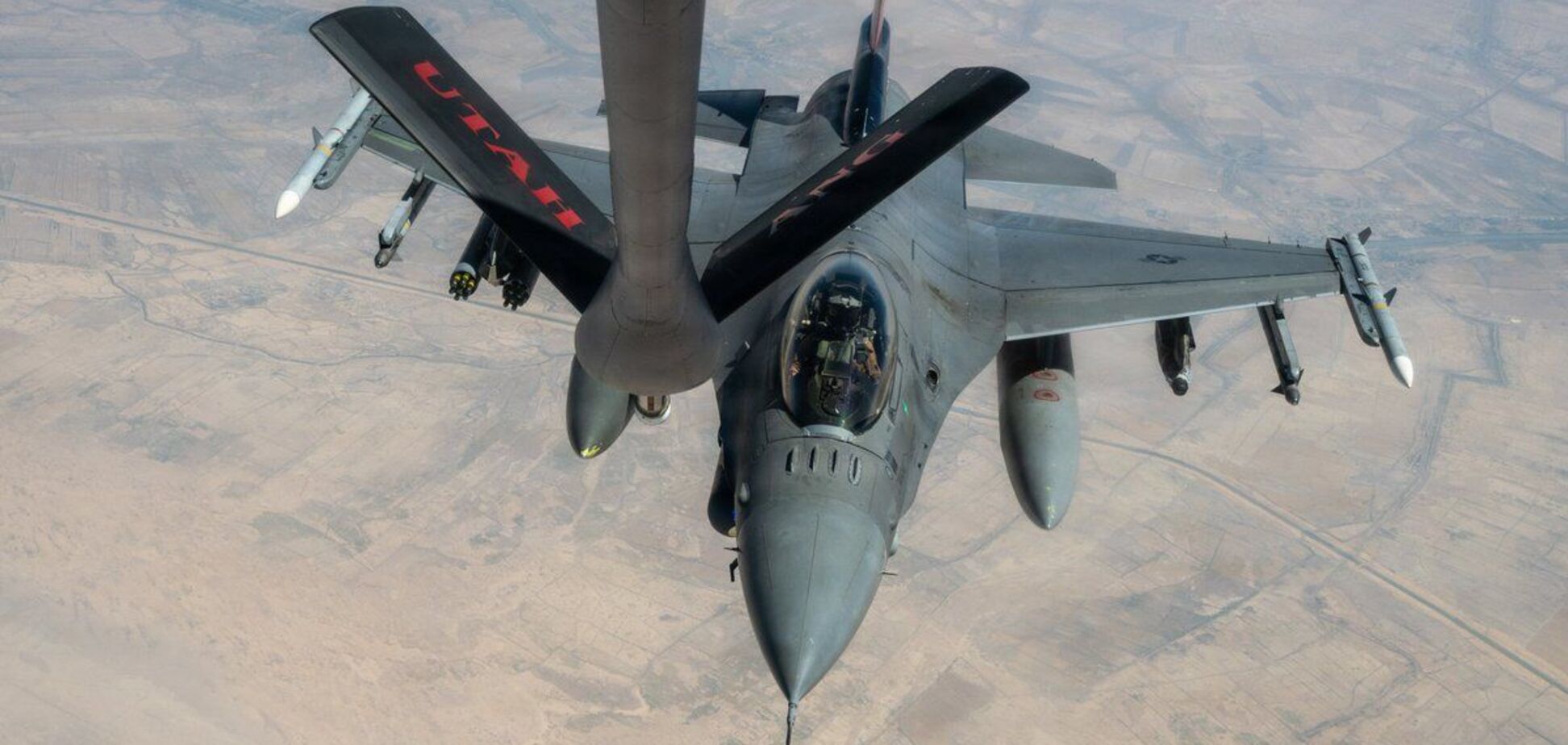 Американские F-16 над Ближним Востоком