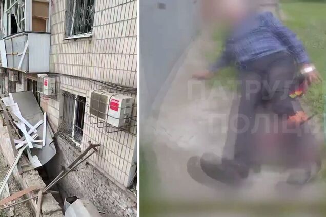'Надавали домедичну допомогу': у поліції показали кадри перших хвилин після удару окупантів по Сумах. Відео