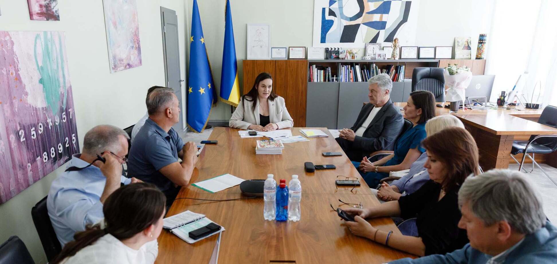 Фракція «ЄС» на зустрічі з віцепрем’єркою з питань культури Бережною