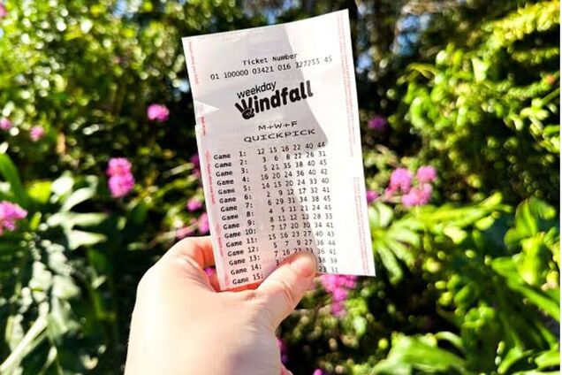 Билет Weekday Windfall, австралийские доллары. Иллюстрация