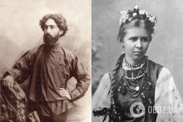 Як виглядали чоловіки, яких кохала Леся Українка: один розбив їй серце, обравши іншу. Фото