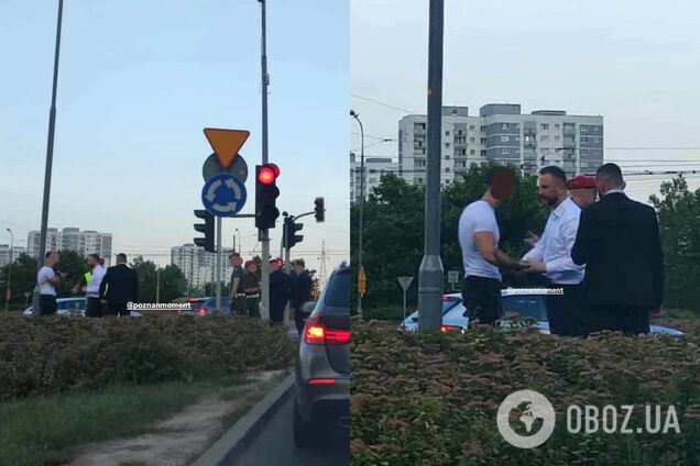 У Польщі мотоцикліст злякався кортежу міністра оборони і впав: чим все скінчилось