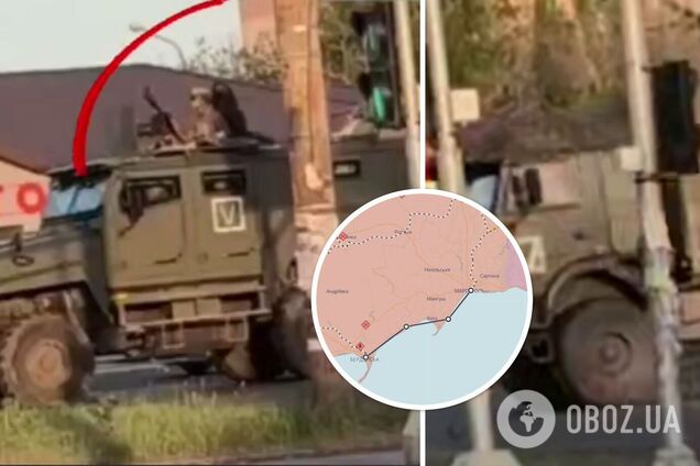 Їздять колонами в супроводі вогневих груп: окупанти змінили логістичний маршрут на півдні України. Відео
