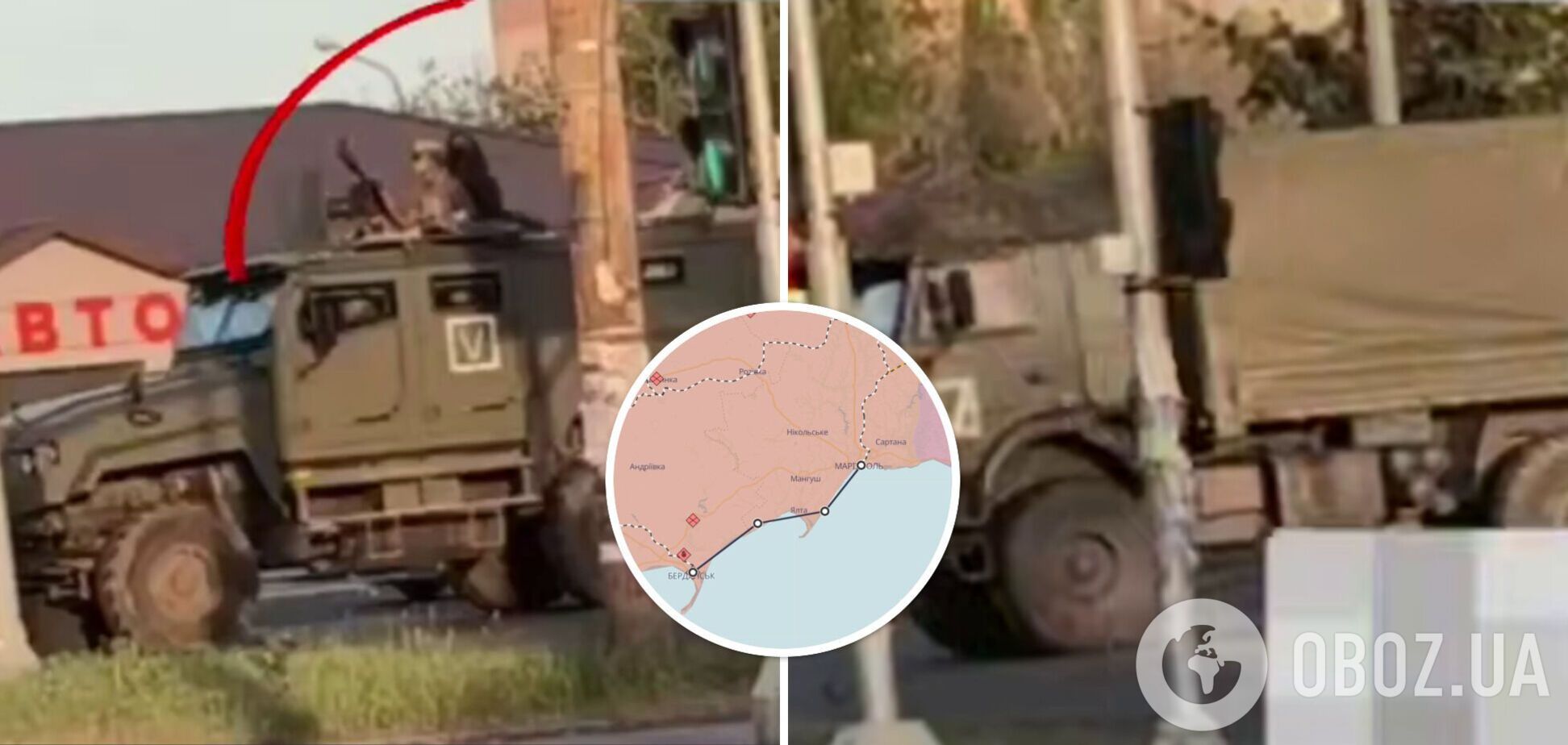 Їздять колонами в супроводі вогневих груп: окупанти змінили логістичний маршрут на півдні України. Відео