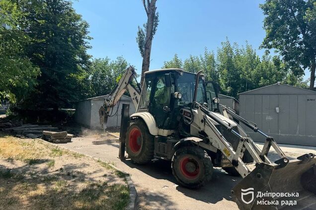 На проспекті Слобожанському проводять комплексне оновлення внутрішньоквартального проїзду