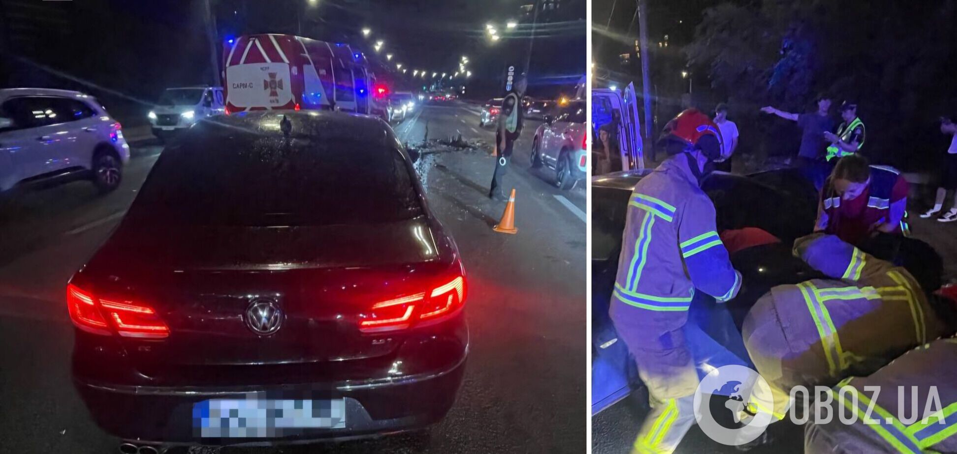 Постраждалого з салону понівеченого авто діставали рятувальники