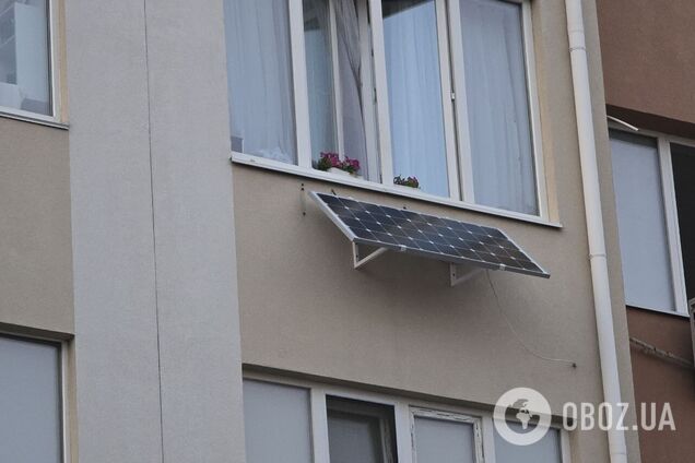 Солнечные панели устанавливают возле квартир