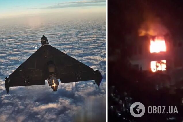 У Павлограді російський дрон влучив у багатоповерхівку: спалахнула пожежа. Фото і відео