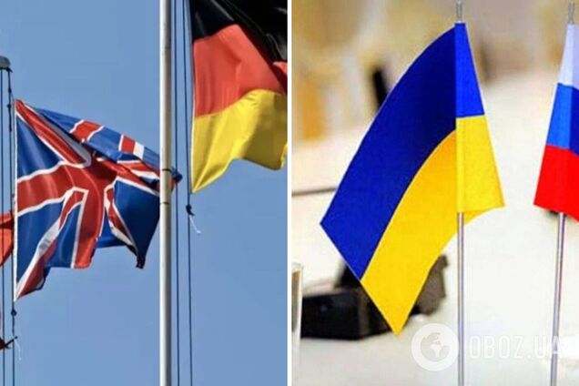 Германия, Франция и Великобритания разрабатывают план переговоров между Украиной и Россией – Bloomberg