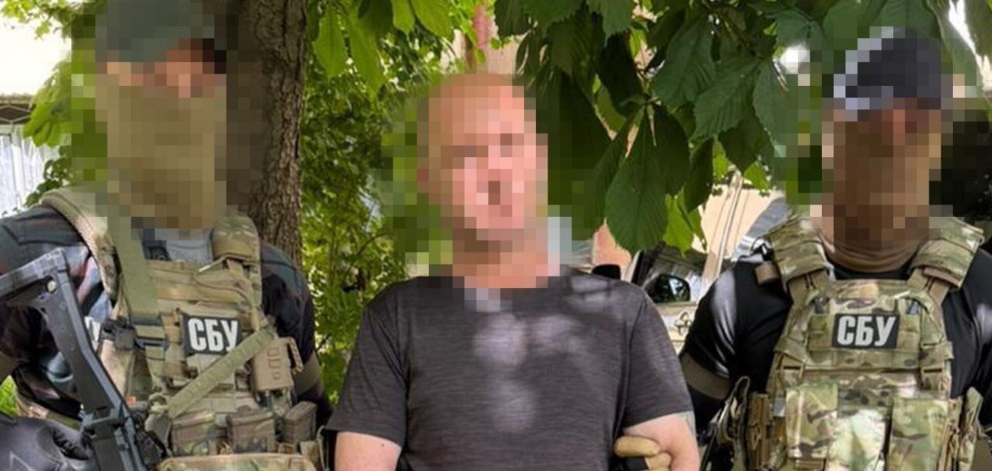 СБУ и ГБР задержали экс-работника УЗ, который охранял военные эшелоны РФ во время оккупации Херсона. Фото