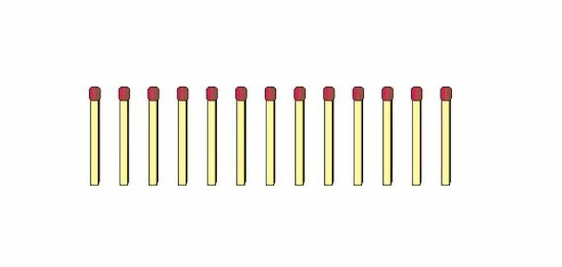 Как сделать 10 из 13 спичек: хитрая головоломка