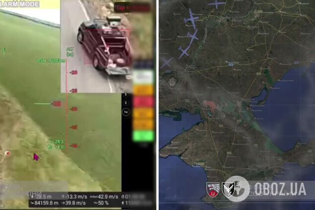 ССО взяли під повітряний контроль частину сухопутного шляху окупантів до Криму: відео