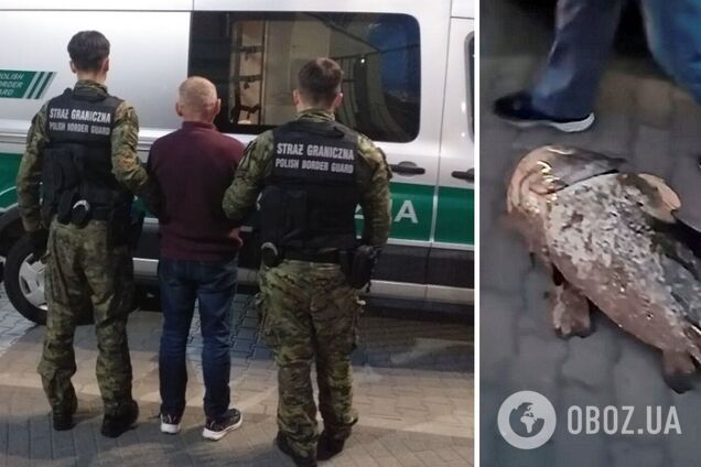Із Польщі депортували українця, який виловив відомого варшавського сома. Фото
