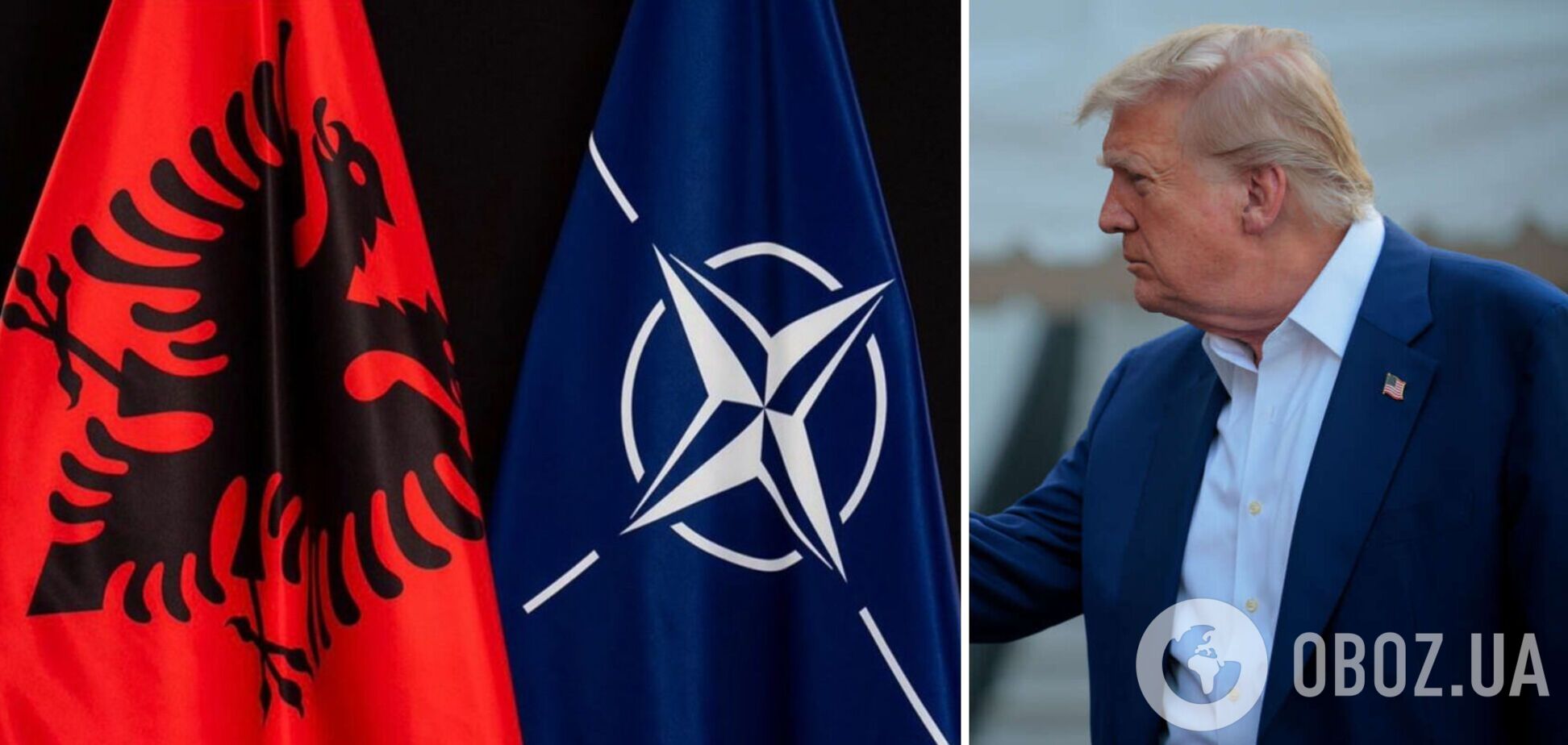 Саммит НАТО в Албании может быть перенесен из-за Трампа. Иллюстративный коллаж