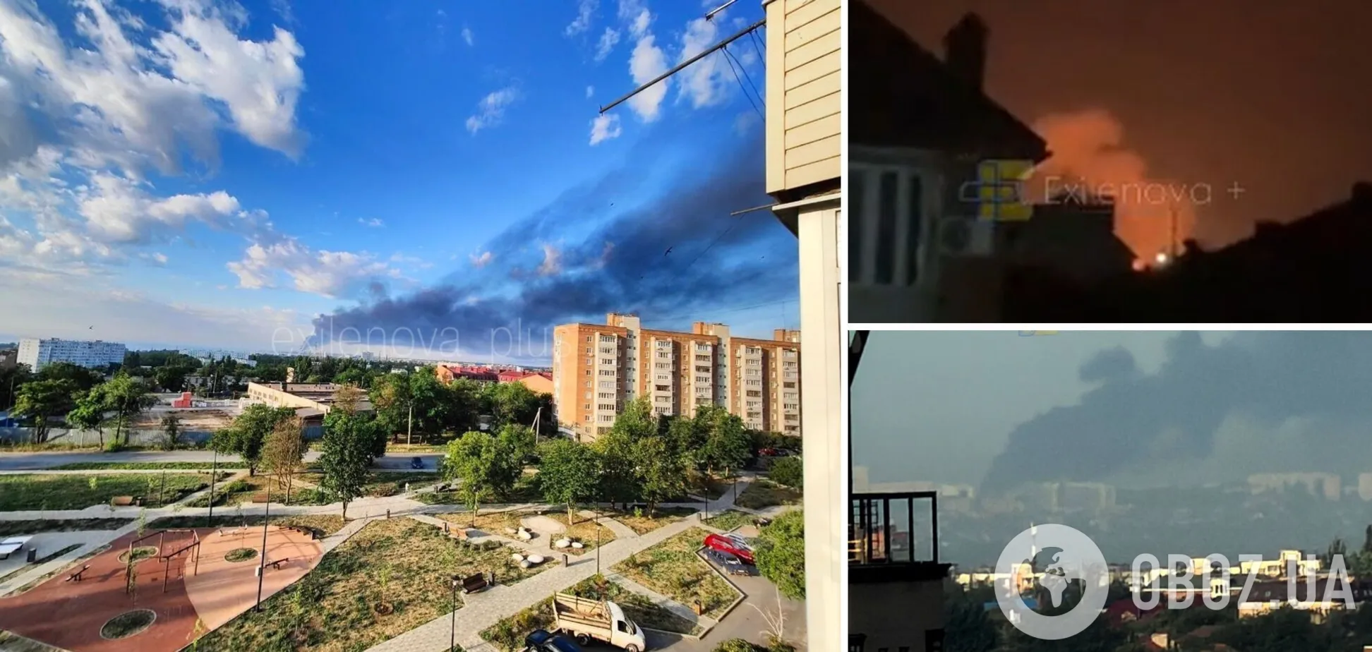 Атака на Ильский НПЗ, портовый терминал и завод ВПК