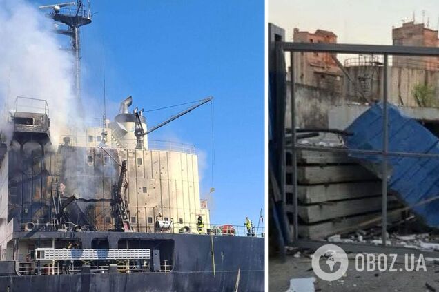 Росія знову вдарила по портовій інфраструктурі Одещини: двоє загиблих, є поранені. Фото