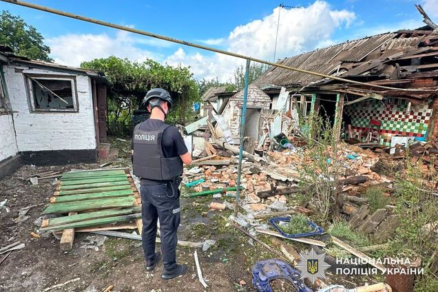 Вражеский дрон попал в частный дом в Полтавской области: один человек погиб, есть раненые. Фото