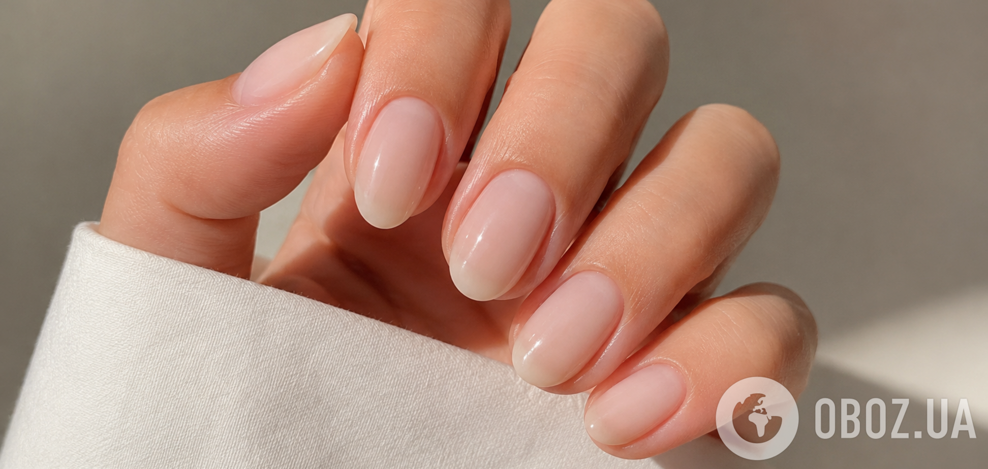 Milky Nude Nails