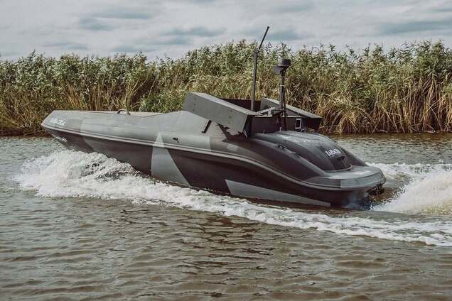 'Незаметно приближается к судну': в ВМС показали, как работает морской дрон 'Барракуда'. Видео