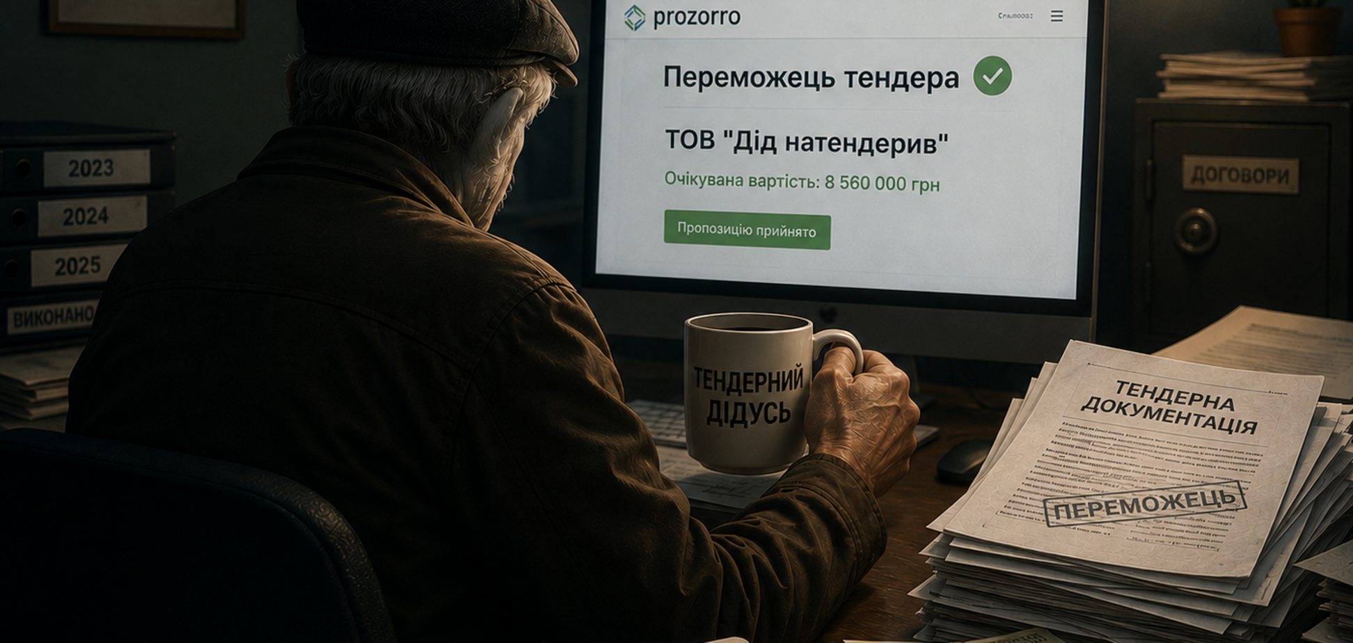 В яких тендерах переміг 82-річний учасник