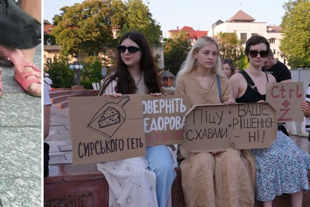 ' Сырского геть': по всей Украине на митингах люди требуют отставки главнокомандующего ВСУ. Фото, видео
