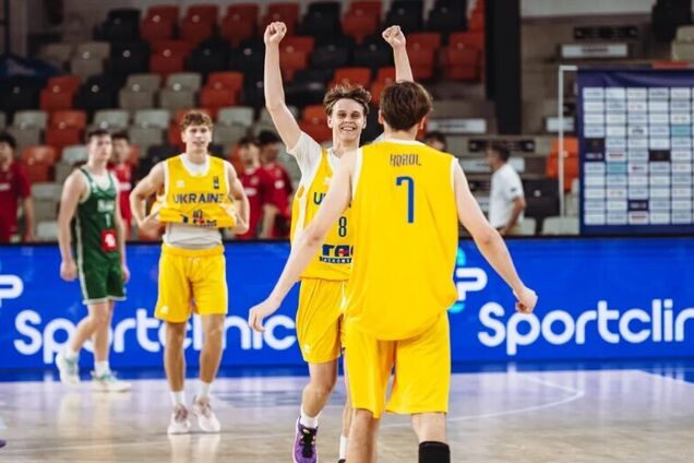Украина вышла в полуфинал чемпионата Европы по баскетболу U-20