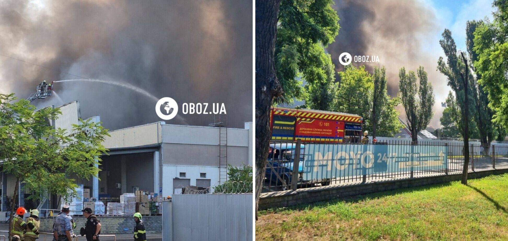 Российский удар уничтожил склад MOYO в Киеве. Иллюстративное изображение.