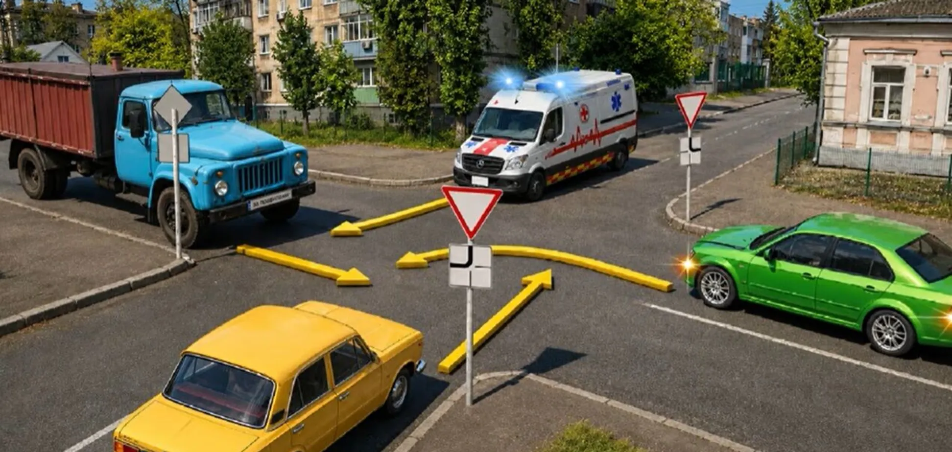 Тест на знання правил дорожнього руху