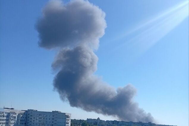 В Бердянске прилет на АЗС.