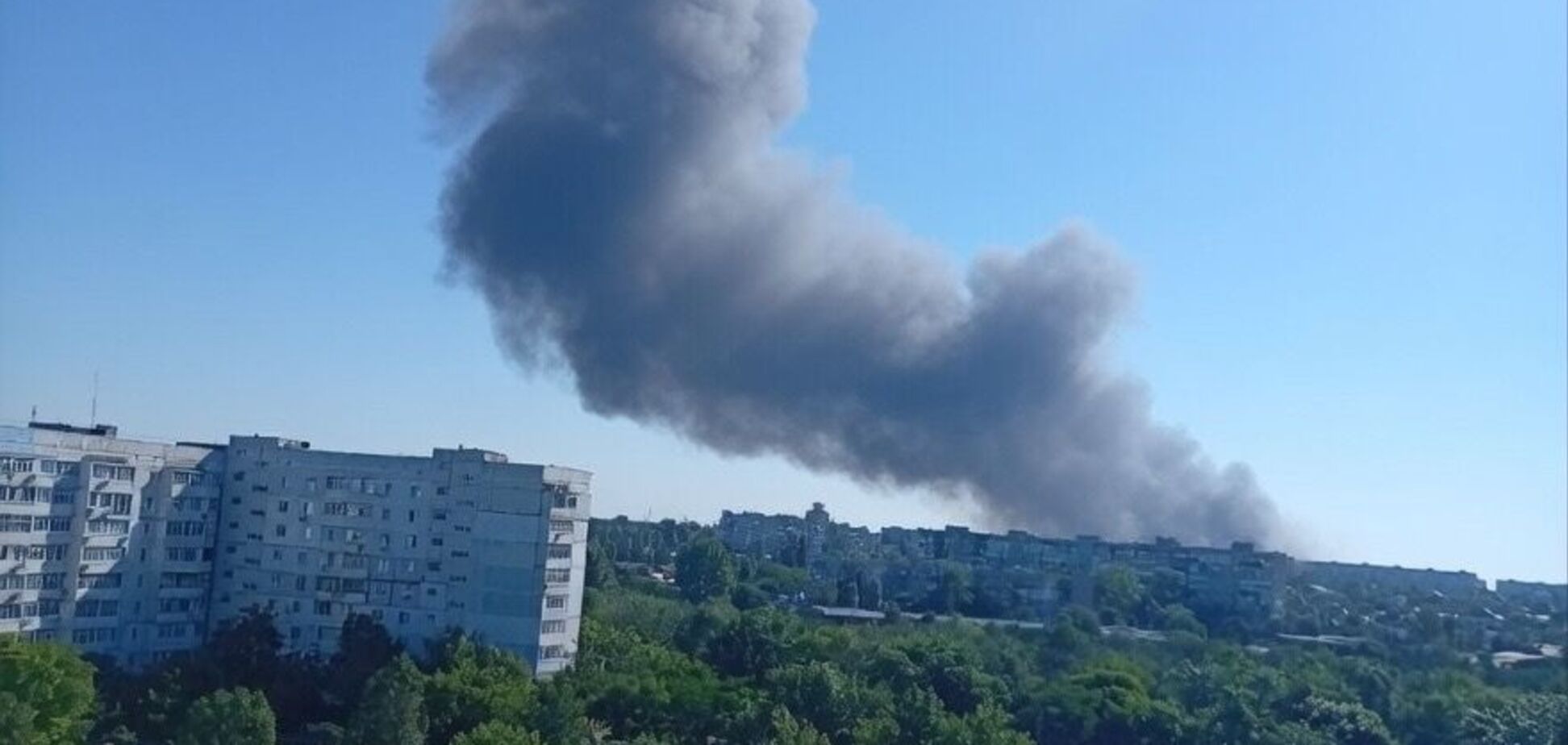 В Бердянске прилет на АЗС.