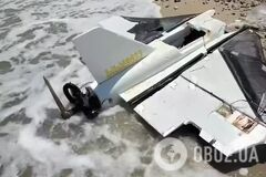 На чорноморське узбережжя Туреччини викинуло російський дрон з маркуванням 'Ы'. Відео